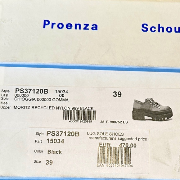 🐼Proenza Schouler City Lug Sole Sneakers  - Size 39 - Worn Once🐼 - Picture 8 of 8